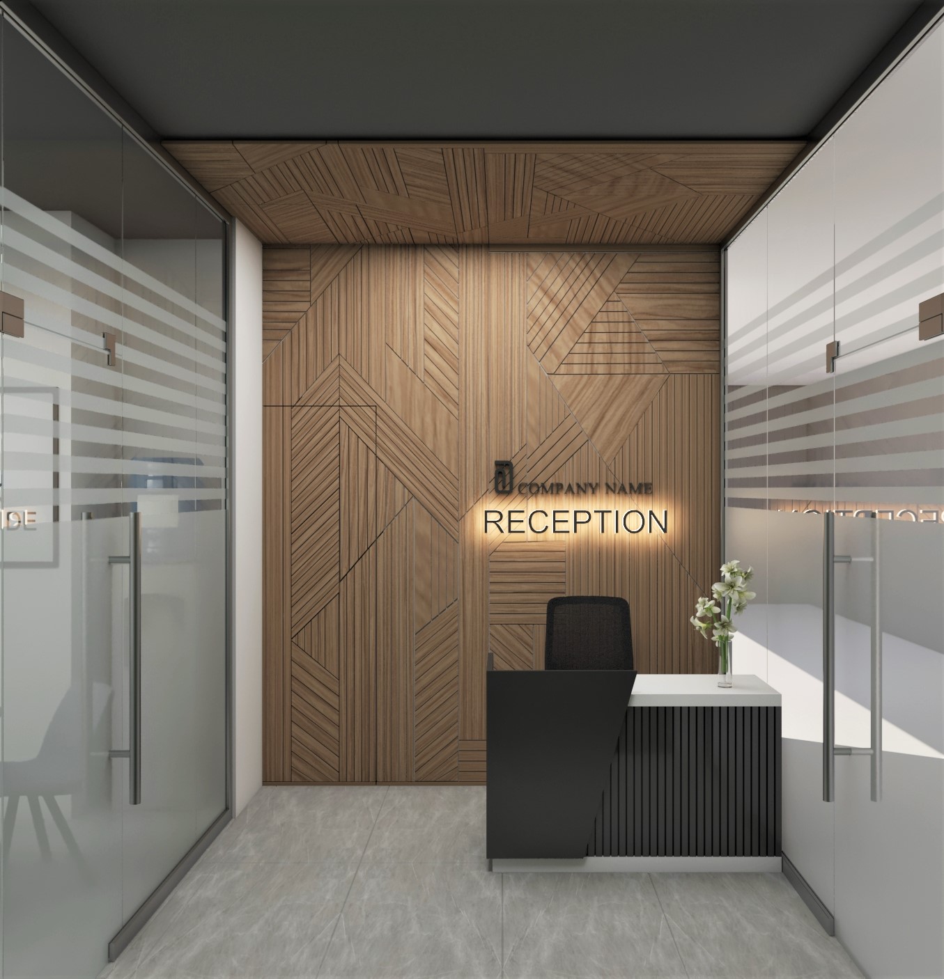 Reception design by Decons